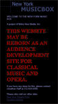 Mobile Screenshot of nymusicbox.com